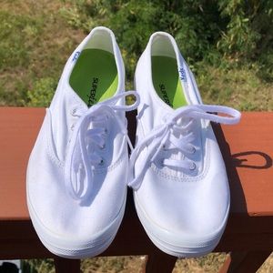 White keds with superfeet insoles womens 6.5